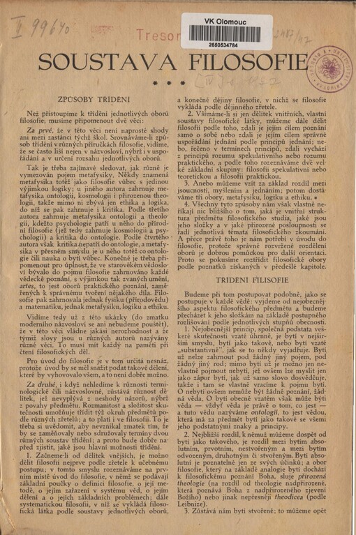 Soustava filosofie
