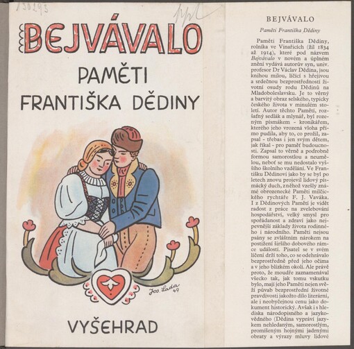 Bejvávalo: paměti Františka Dědiny