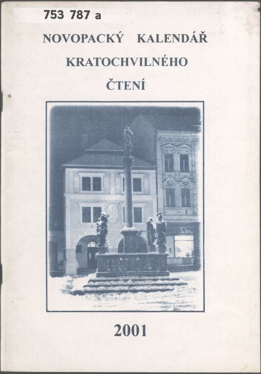 Novopacký kalendář kratochvilného čtení: 2001