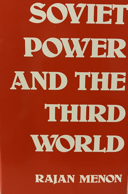Soviet power and the third world