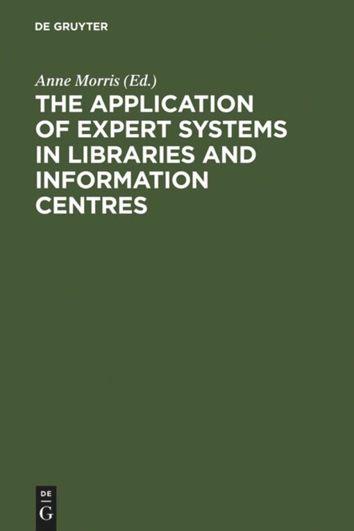 The application of expert systems in libraries and information centres