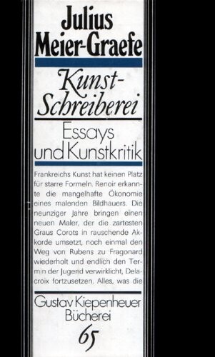 Kunst-Schreiberei :Essays und Kunstkritik