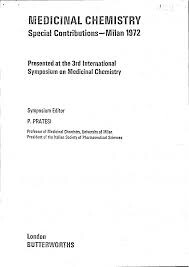 Medicinal chemistry :special contributions - Milan 1972 : presented at the 3rd International Symposium on Medicinal Chemistry