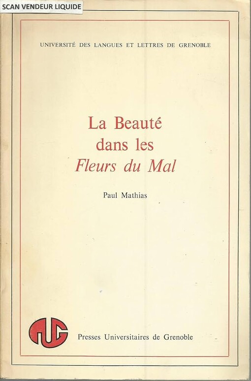La Beauté dans les Fleurs du Mal