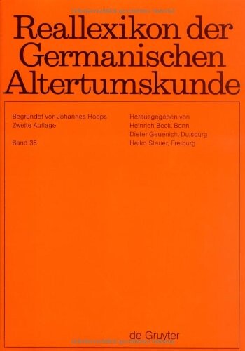 Reallexikon der Germanischen Altertumskunde (German Edition)