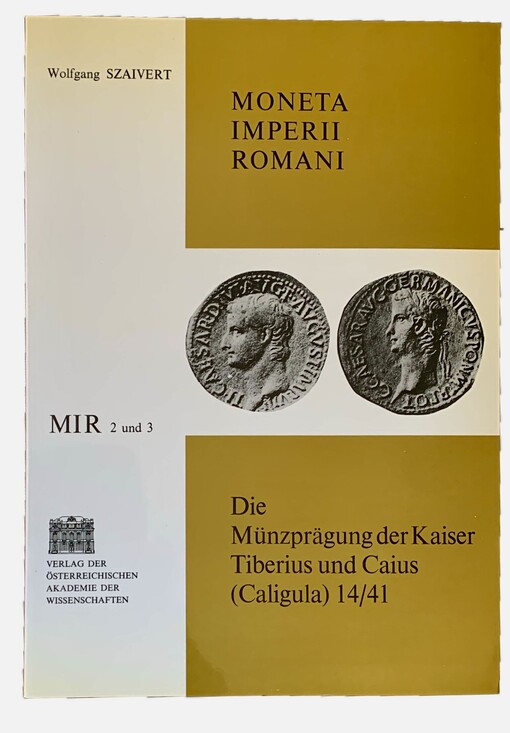 Die Münzprägung der Kaiser Tiberius und Caius (Caligula) 14/41