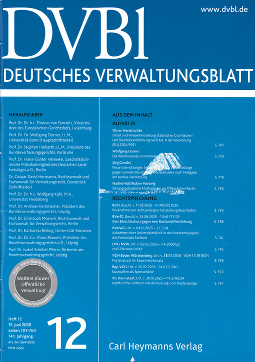 Deutsches Verwaltungsblatt