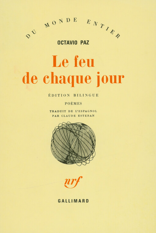 Le feu de chaque jour : poèmes