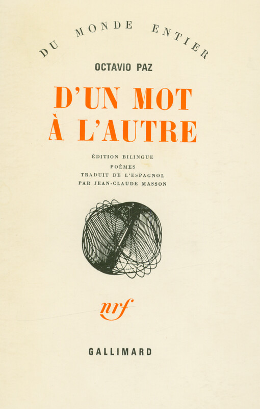 D'un mot à l'autre : poèmes