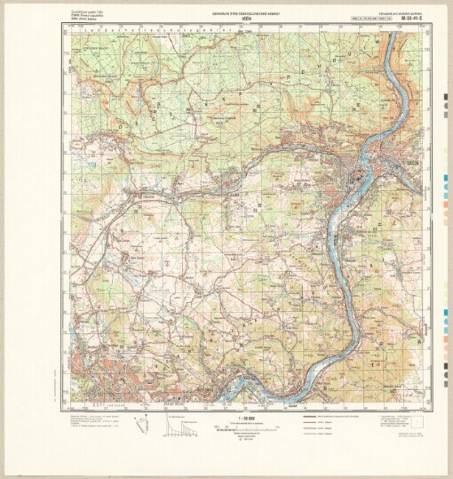 Děčín: Česká republika. M-33-41-C