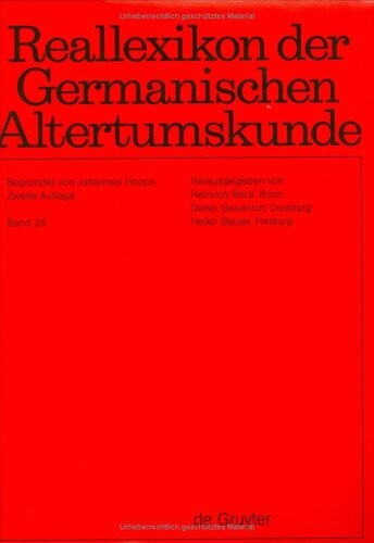 Reallexikon der germanischen Altertumskunde.Fünfundzwanzigster Band,Rindenboot-Rzucewo-Kultur