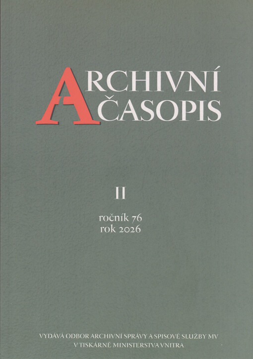 Archivní časopis