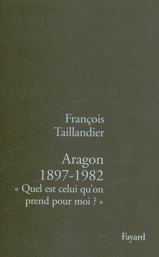 Aragon 1897-1982 : 