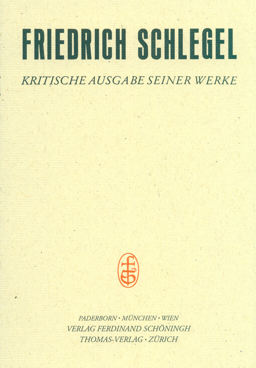Vorlesungen und Fragmente zur Literatur. Zweiter Teil, Über deutsche Sprache und Literatur (1807)