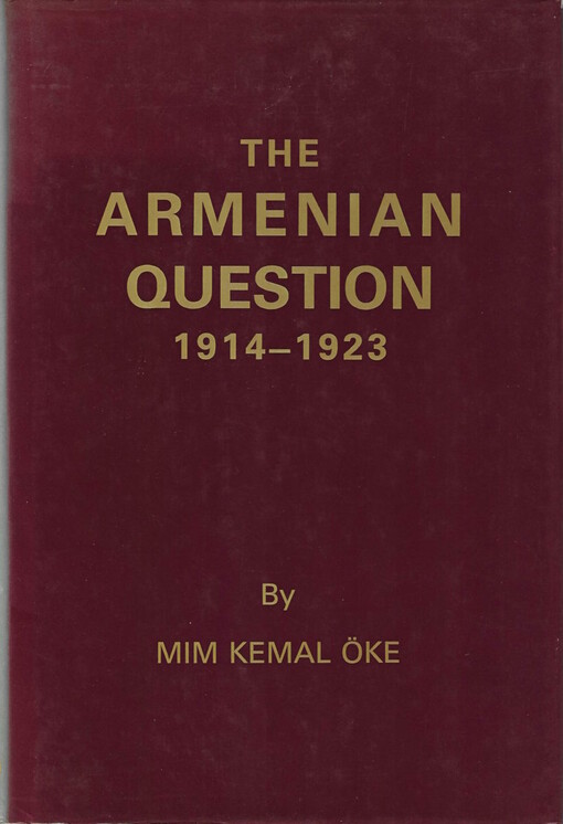 The Armenian question, 1914-1923
