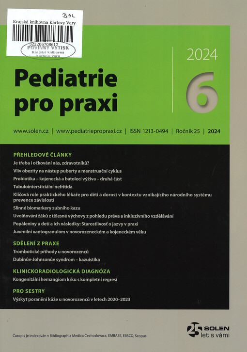 Pediatrie pro praxi