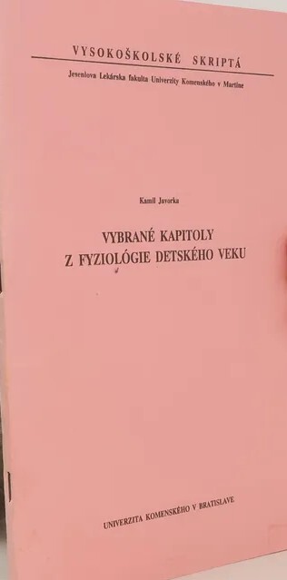Vybrané kapitoly z fyziológie detského veku