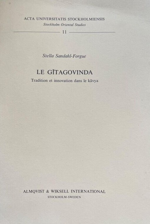 Le Gītagovinda :