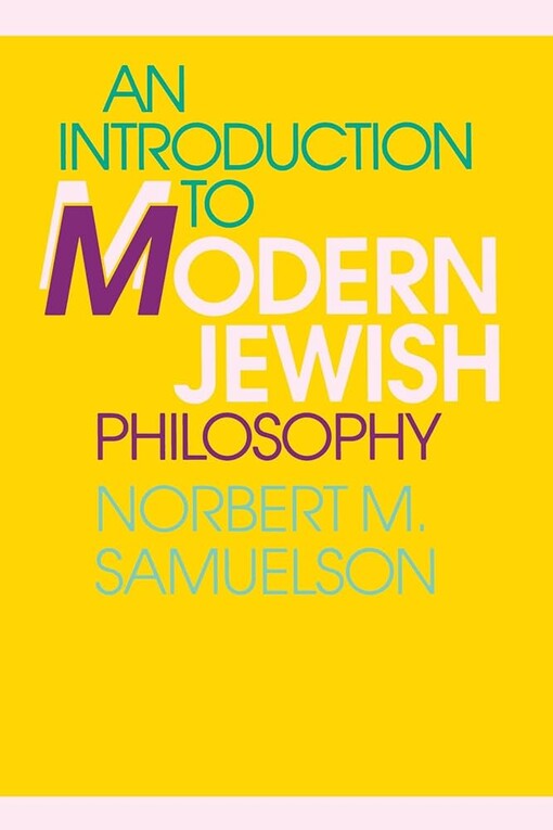 An introduction to modern Jewish philosophy
