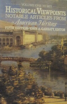 Historical viewpoints :notable articles from American heritage