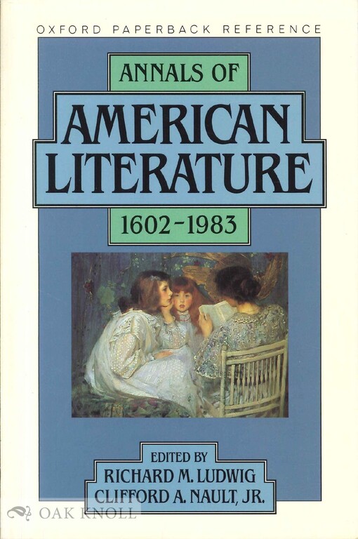 Annals of American Literature :1602-1983