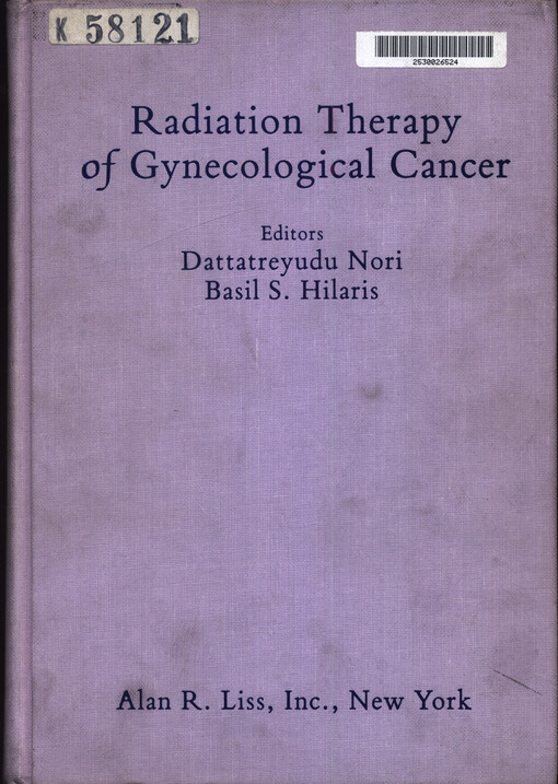 Radiation therapy of gynecological cancer