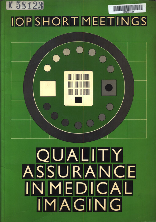 Quality assurance in medical imaging : from a meeting, 5 June 1986, London