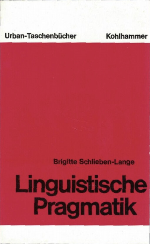Linguistische Pragmatik