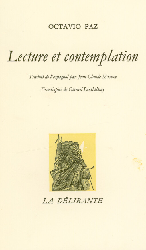 Lecture et contemplation