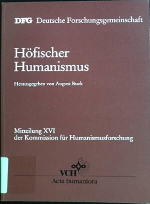 Höfischer Humanismus