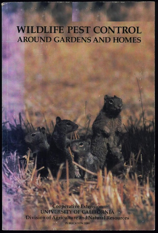 Wildlife Pest control around gardens and homes