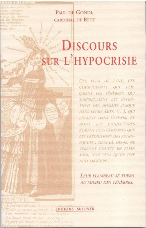 Discours sur l'hypocrisie /