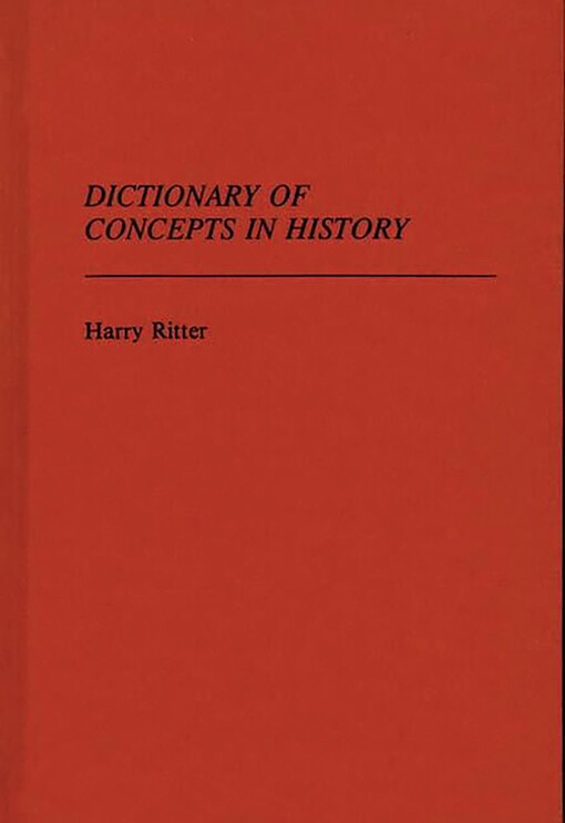 Dictionary of concepts in history