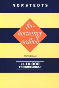 Norstedts förkortningsordbok