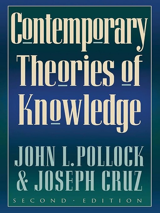 Contemporary theories of knowledge