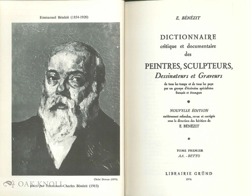 Dictionnaire critique et documentaire des peintres, sculpteurs, dessinateurs et graveurs de tous les temps et de tous les pays par un groupe d'écrivains spécialistes français et étrangers.Tome deuxième,Styrsky - Zyw