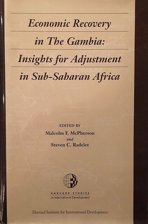 Economic recovery in the Gambia :insights for adjustment in sub-saharan Africa