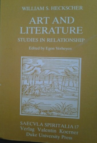 Art and Literature :Studies in Relationship
