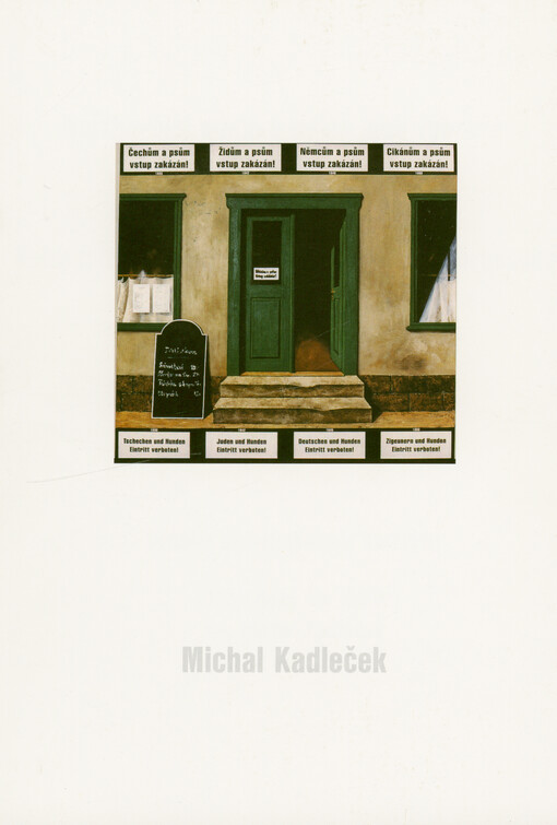 Výstava obrazů Michala Kadlečka = Ausstellung der Bilder von Michal Kadleček