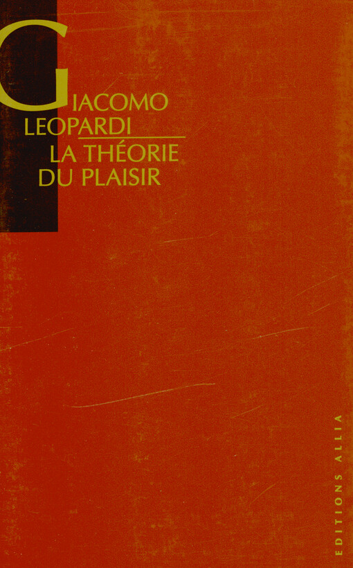 La théorie du plaisir
