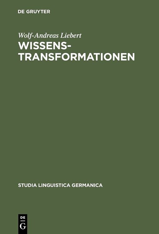 Wissenstransformationen :Handlungssemantische Analysen von Wissenschafts- und Vermittlungstexten