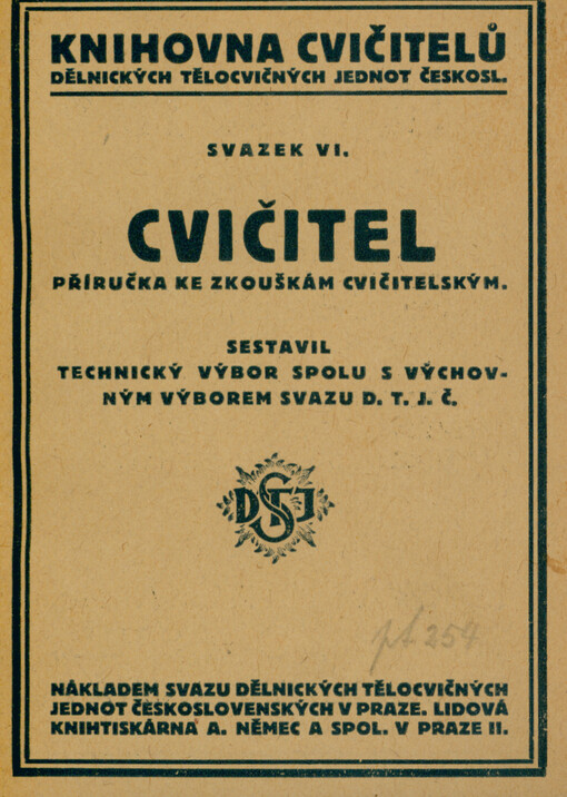 Cvičitel : [příručka ke zkouškám cvičitelským]