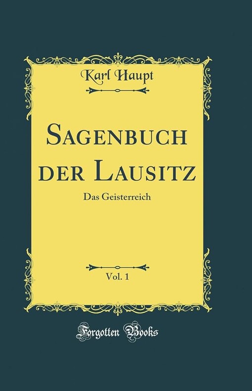 Sagenbuch der Lausitz