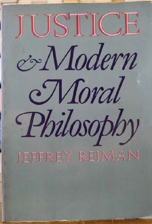 Justice and modern moral philosophy