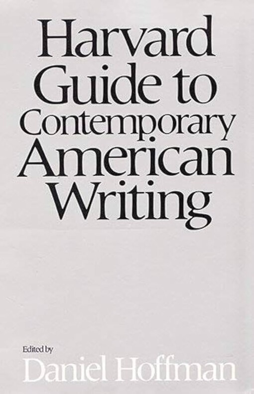 Harvard guide to contemporary american writing