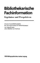 Fachbibliographie zum Bibliothekswesen der Deutschen Demokratischen Republik
