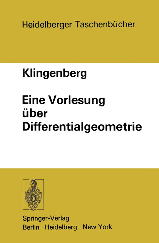 Vorlesung über Differentialgeometrie