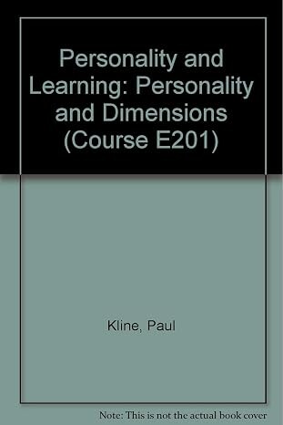 Personality Theories and Dimension