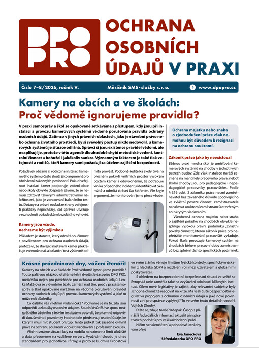 Ochrana osobních údajů v praxi : DPO PRO