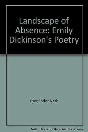 The Landscape of Absence :Emily Dickinsons's Poetry